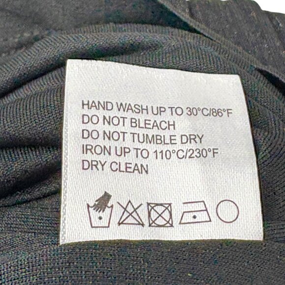 Lea & Viola Dark Metallic Cinched Bodycon Mini Dress - Picture 6 of 9